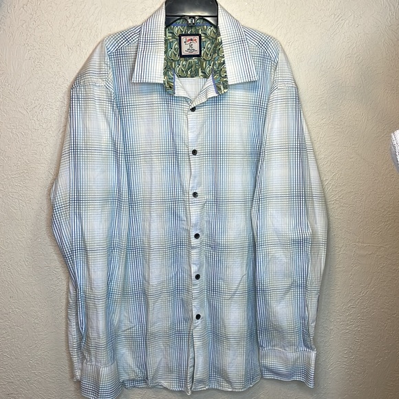 J. Garcia Mens Button Down Shirt - Picture 3 of 8